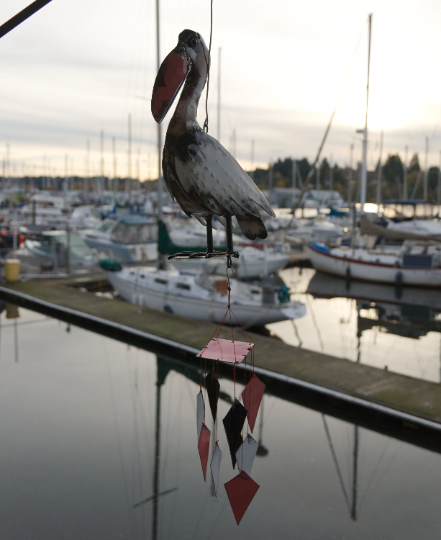 Pelican Upcycled Oil Drum Wind Chime