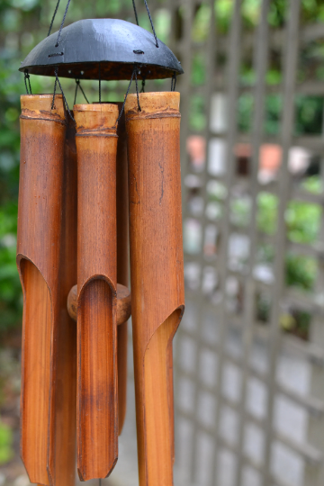 Plain Antique Simple Bamboo Wind Chime