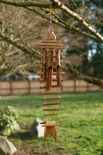 Fishbones Bamboo Wind Chime