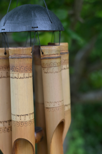 Lace Simple Bamboo Wind Chime