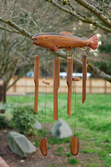 Trout Bamboo Wind Chime