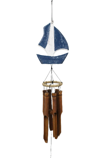 Sailboat Bamboo Wind Chime