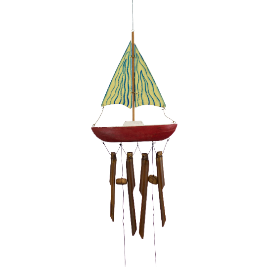 Sailboat Bamboo Wind Chime