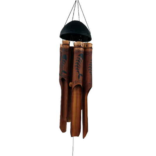 Bone Fish Bamboo Wind Chime