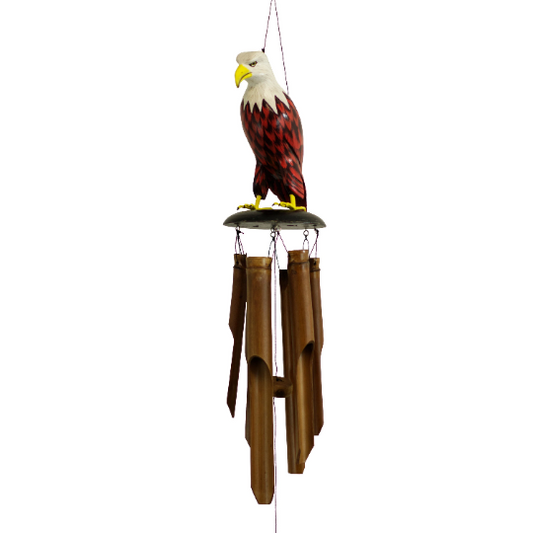 Bald Eagle Wild Bird Bamboo Wind Chime