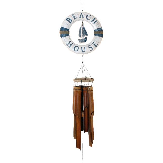 Sailboat Bamboo Wind Chime