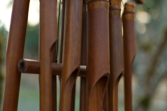 Welcome Sign Bamboo Wind Chime