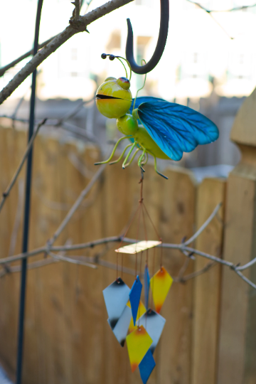 Garden Bug Metal Wind Chime