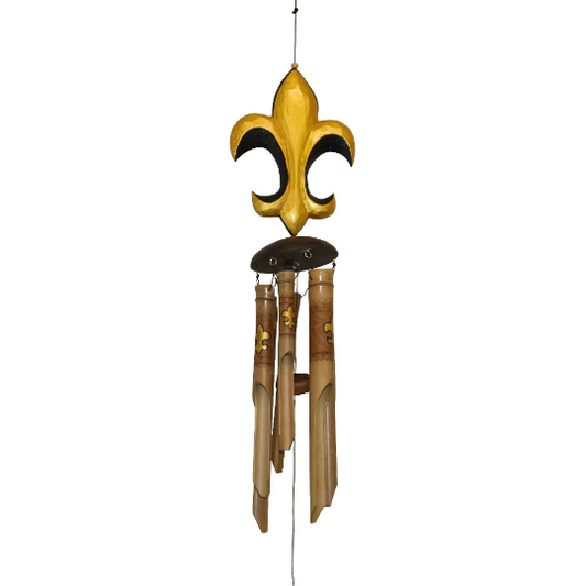 Fleur de Lis Bamboo Wind Chime