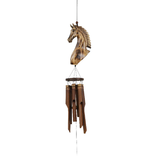 Horse Head Bamboo Wind Chime