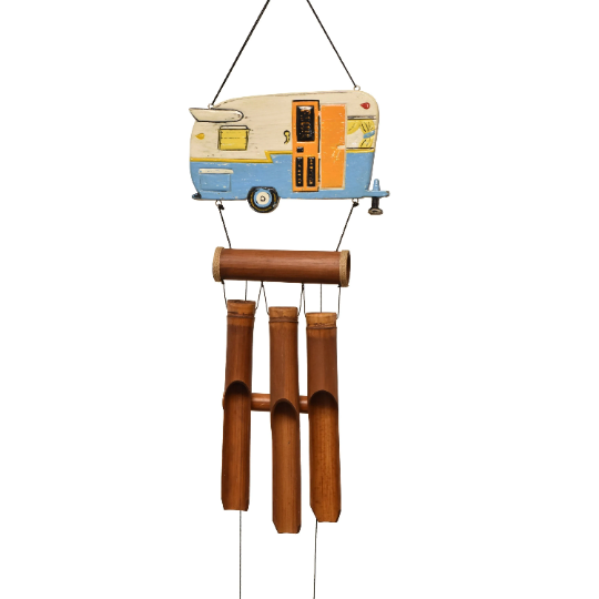 Camper Trailer Bamboo Wind Chime