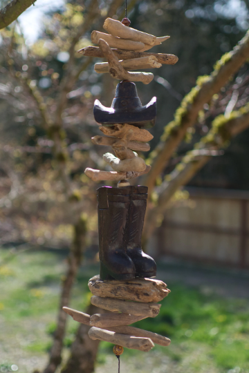 Cowboy Hat and Boots Cohasset Bell