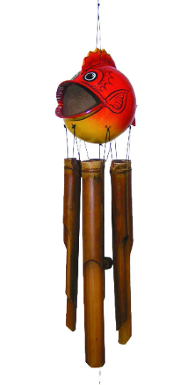 Whimsical Blowfish Wind Chime