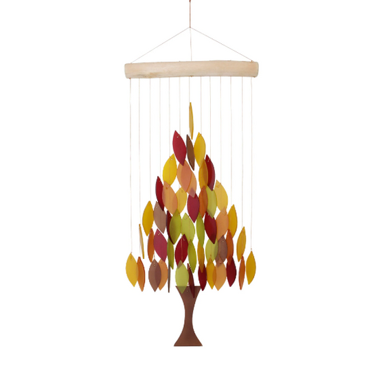 Tree Tumbled Glass Wind Chime