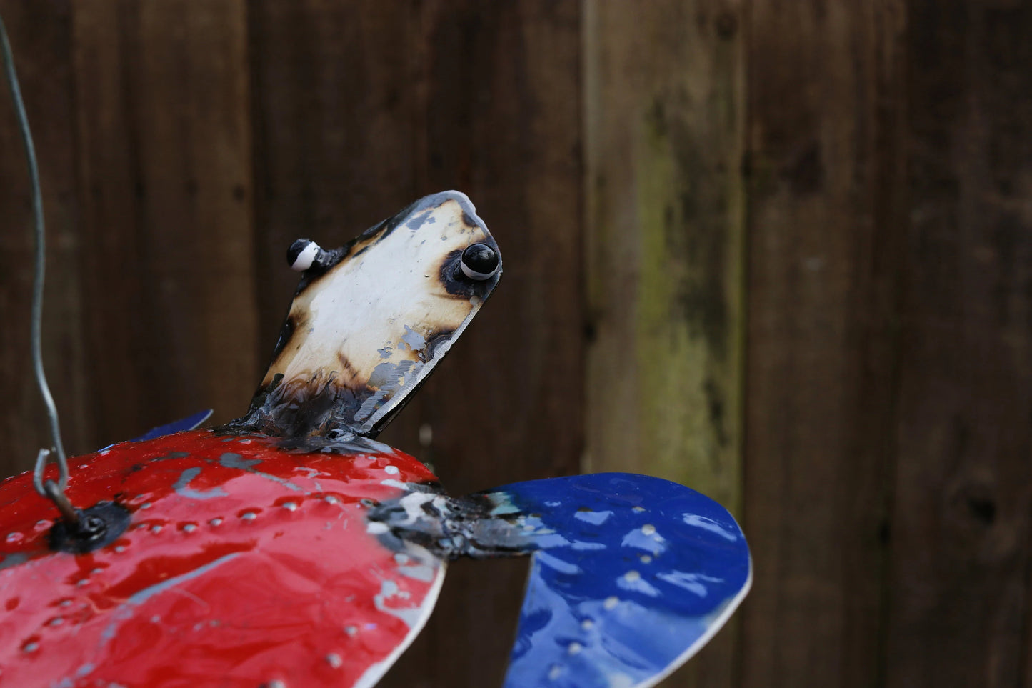 Sea Turtle Upcycled Steel Wind Chime