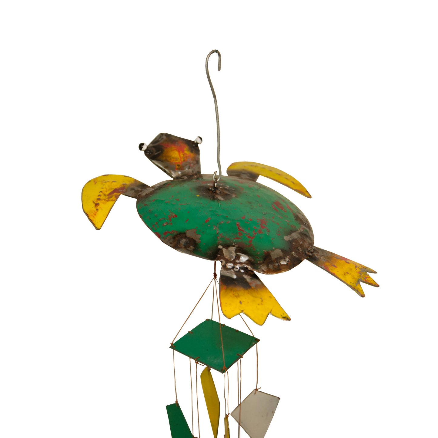 Sea Turtle Upcycled Steel Wind Chime