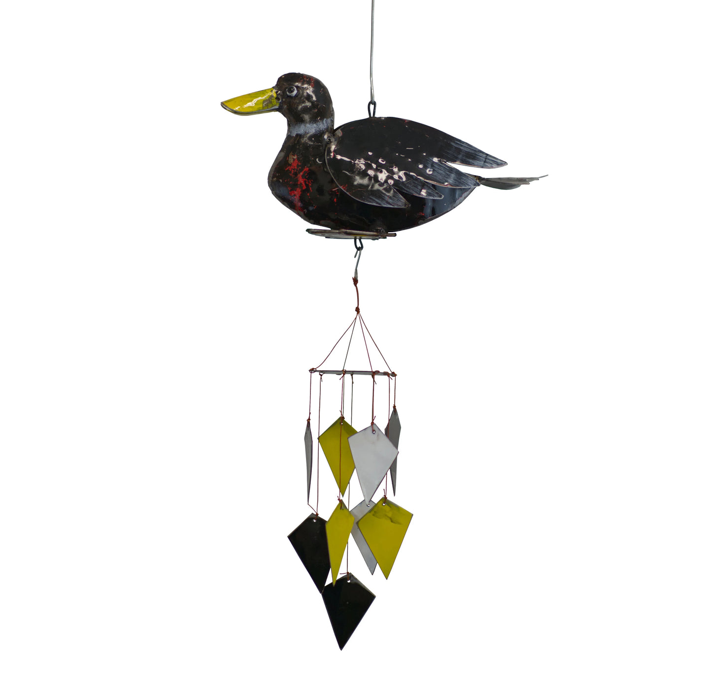 Duck Upcycled Oil Drum Wind Chime