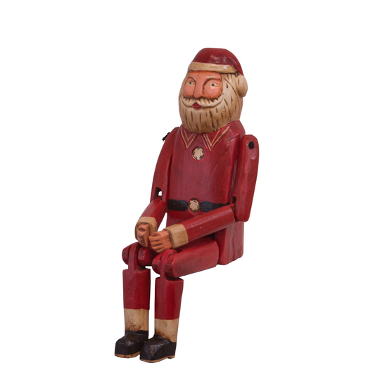 Handmade Wooden Santa Shelf Sitters