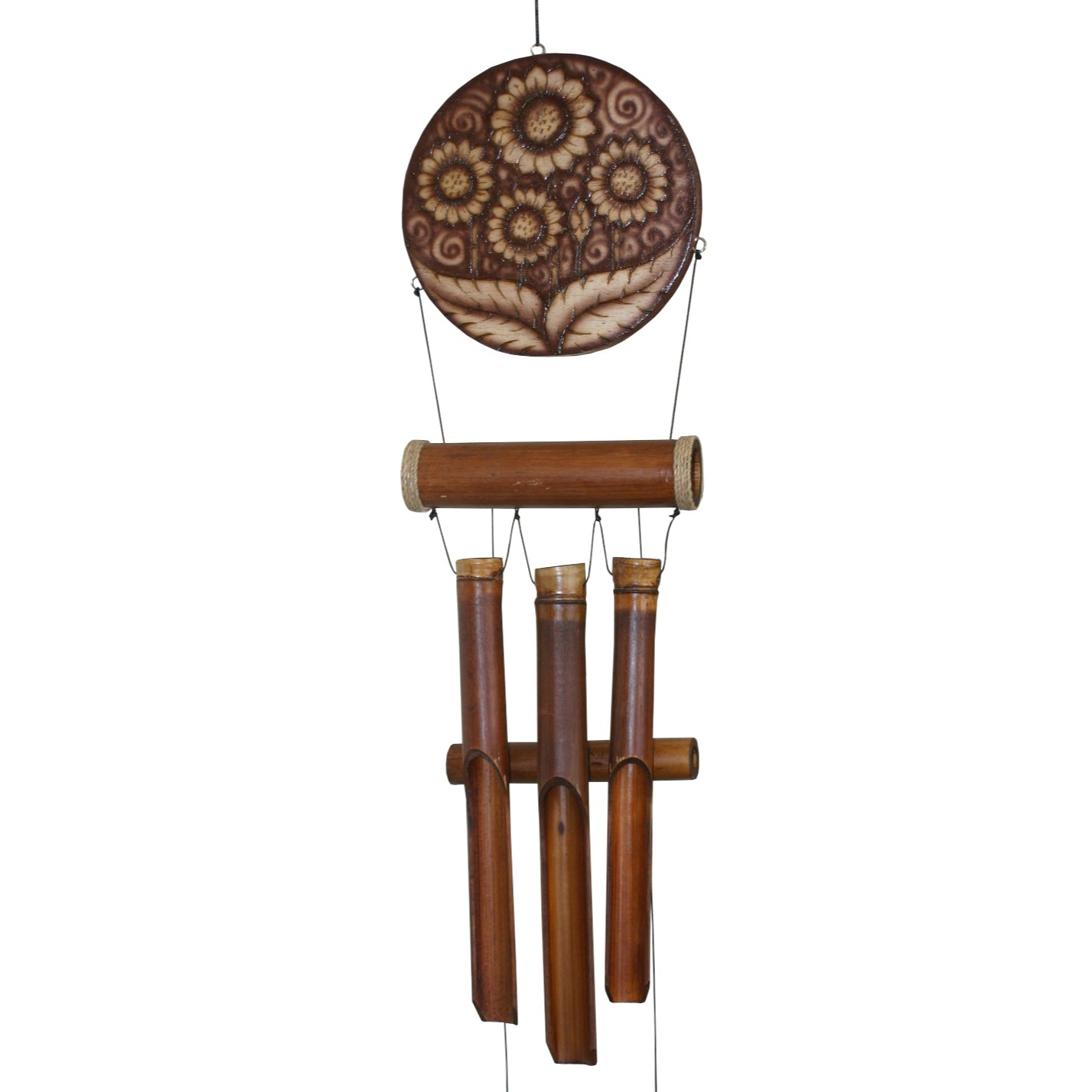 Assorted Carved Harmony Style Bamboo Wind Chimes