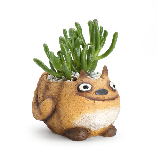 Happy Tabby the Cat Planter