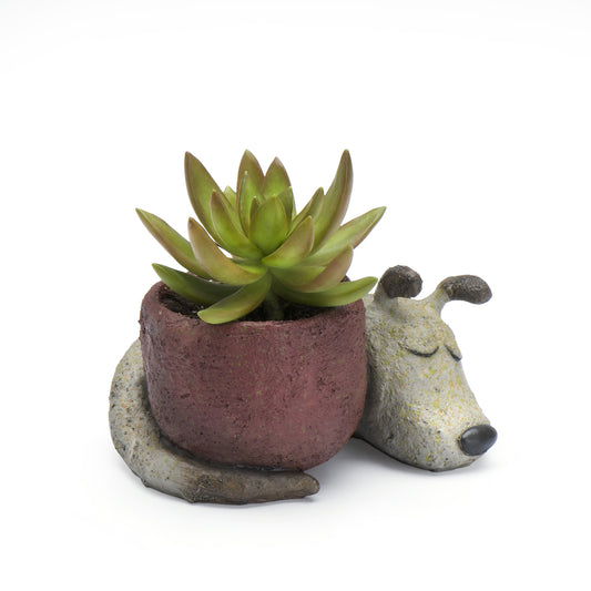 Dreamer Dog Planter