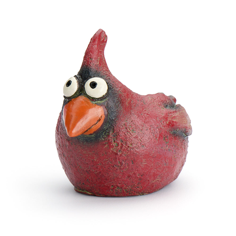 Ruddy the Baby Cardinal Bird Planter