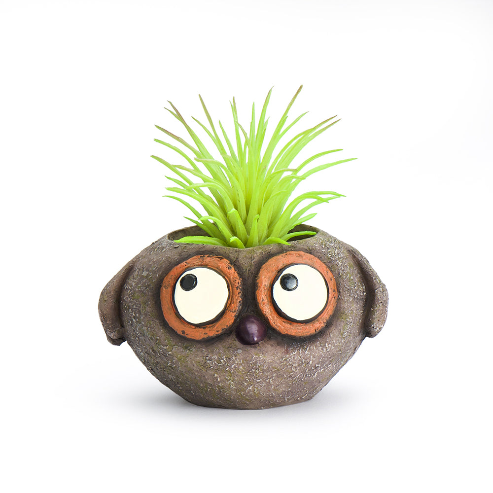 Baby Brown Owl Blobhouse Planter - Owen