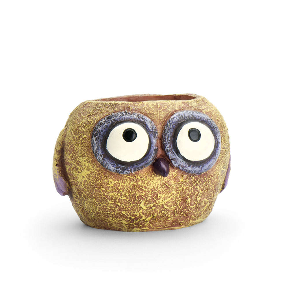 Olive the Baby Yellow Owl Blobhouse Planter