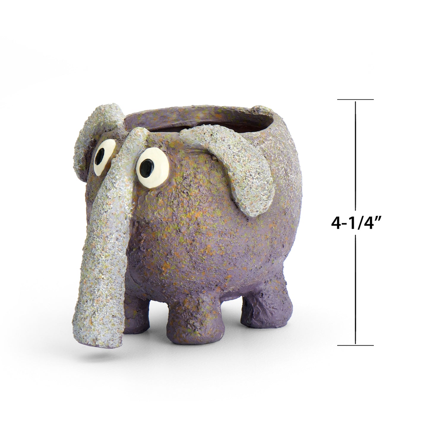 Elephant Mom & Baby Planters, Set of 2