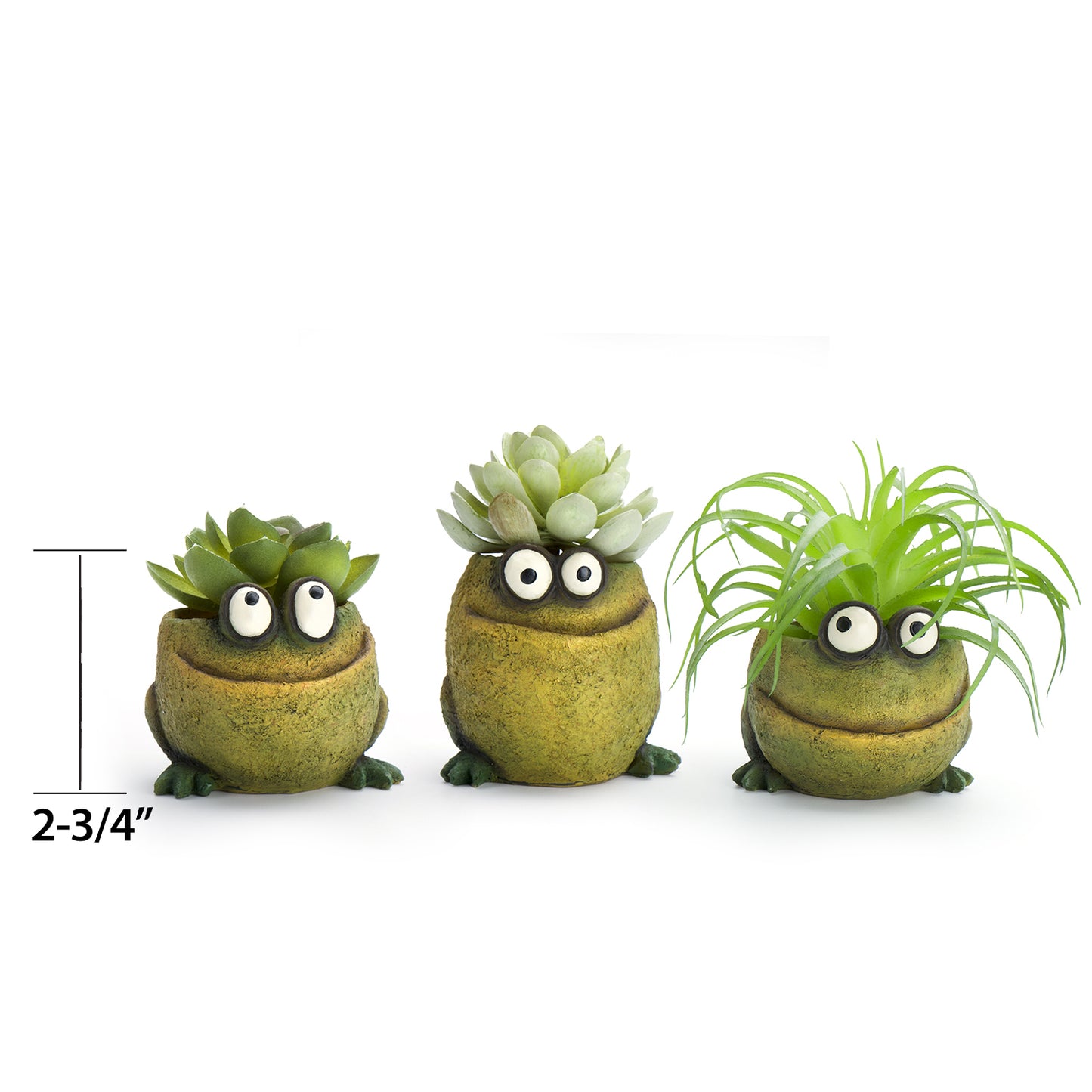 Frog Trio Blobhouse Planters, Set of 3