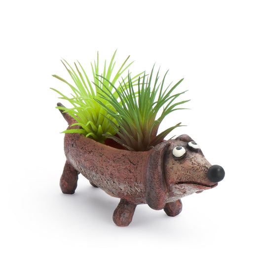 Baby Doxie the Dog Planter