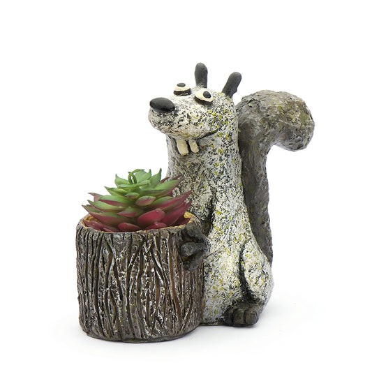 Lumpy the Baby Squirrel Planter