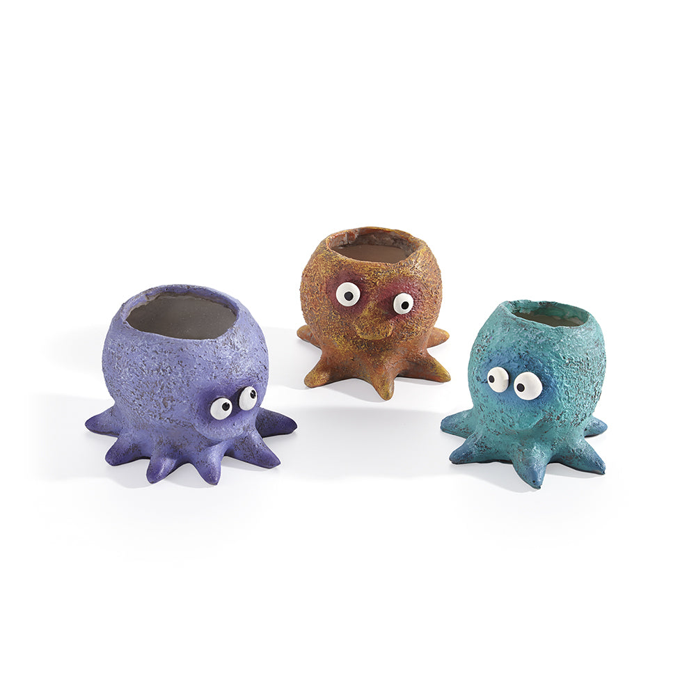 Dumbo Baby Octopus Planters, Set of 3