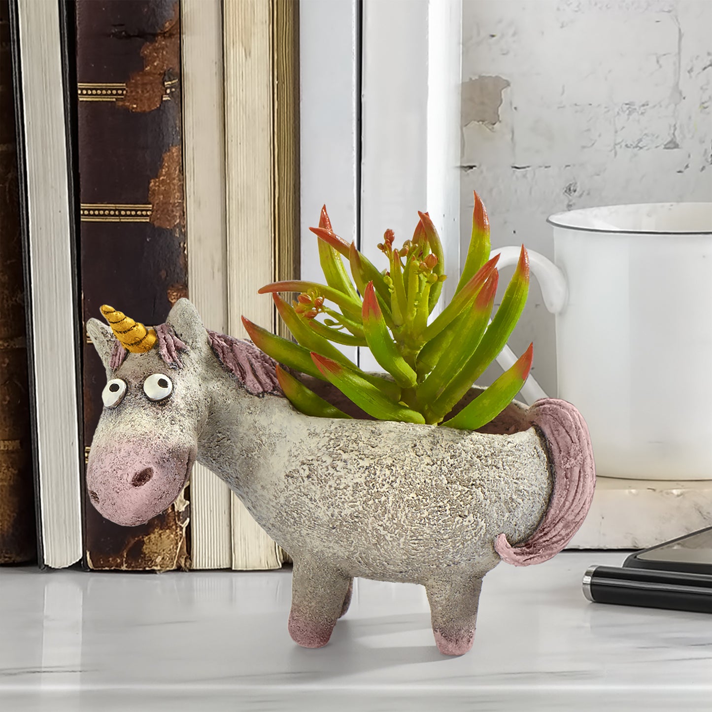 Percival the Unicorn Planter