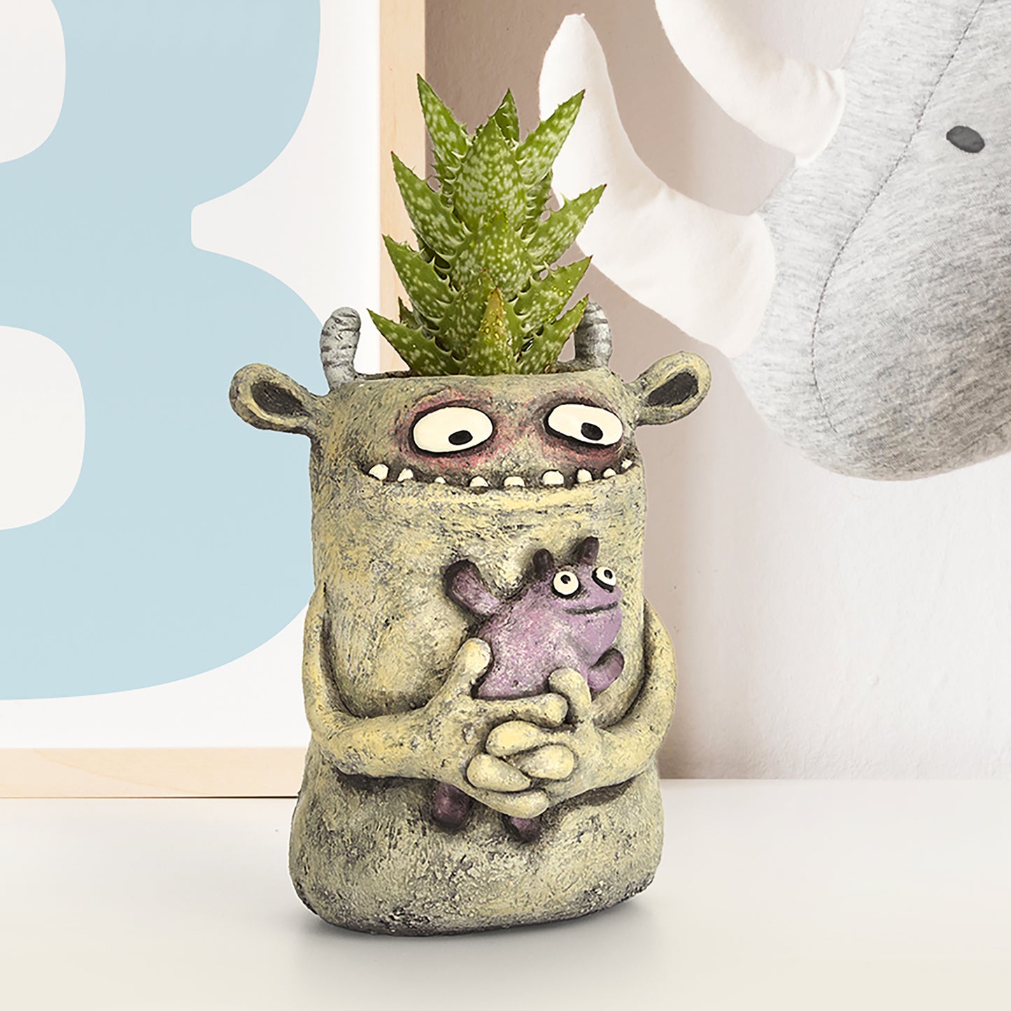 Honey Love the Monster Momma Planter