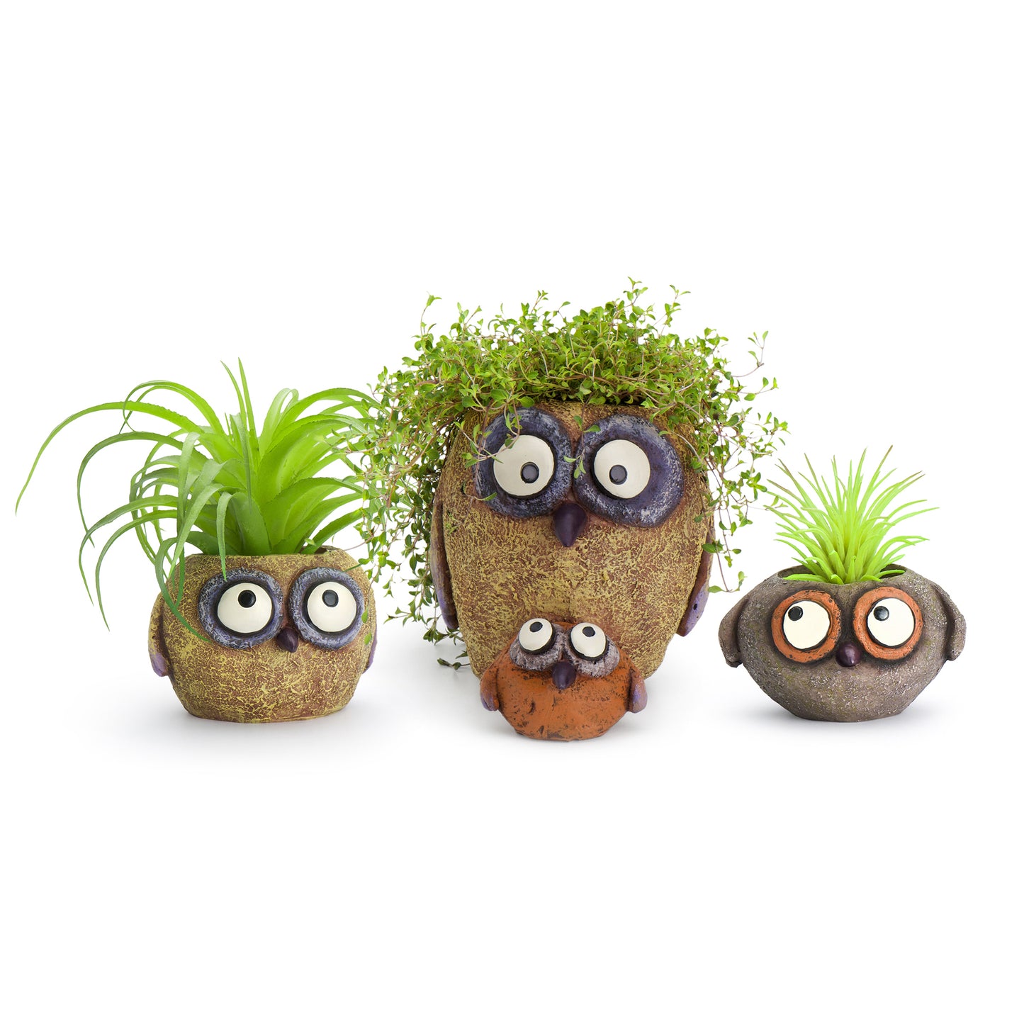 Mama & Baby Owlets Planters, Set of 3